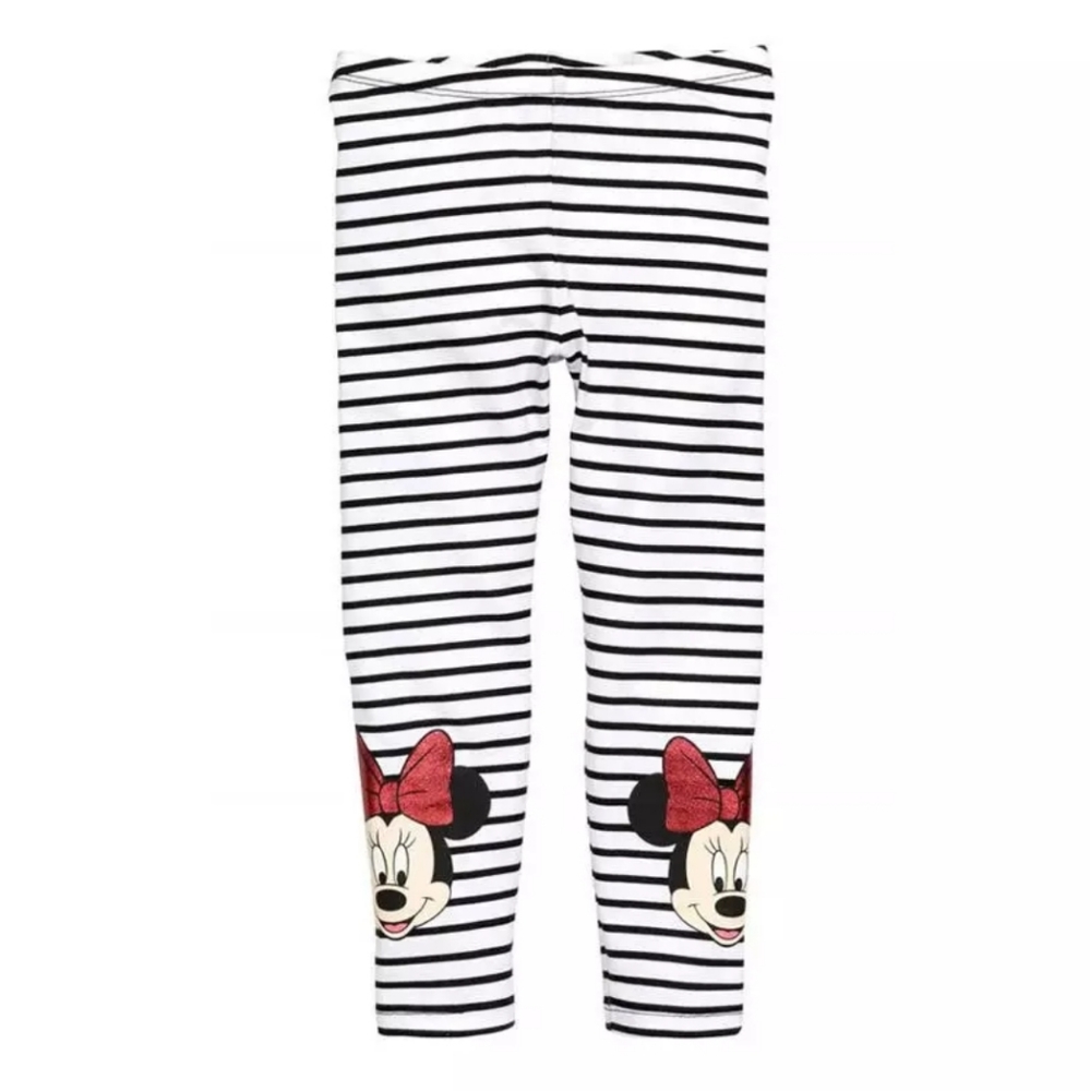 🎀Black & white striped Minnie Mouse leggings🎀